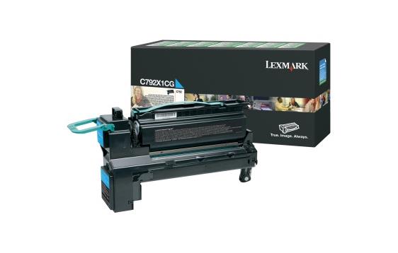 775852 Lexmark  Toner LEXMARK C792X1CG 20K bl&#229; 